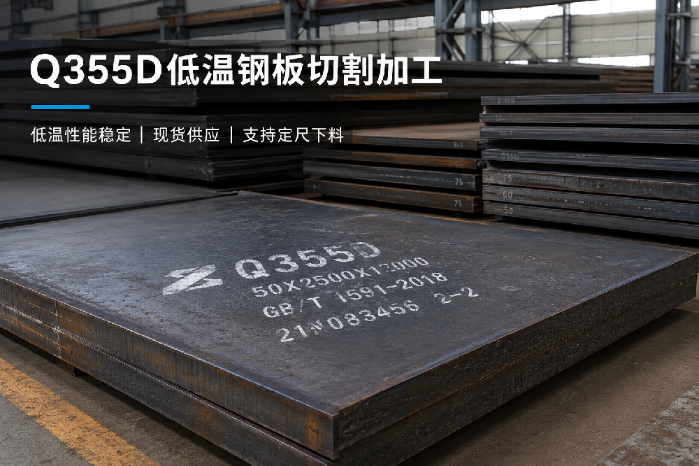 Q355D低温钢板切割加工_工程机械异形件定尺下料厂家